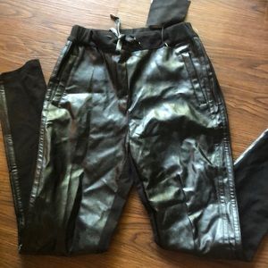 Faux Leather Legging